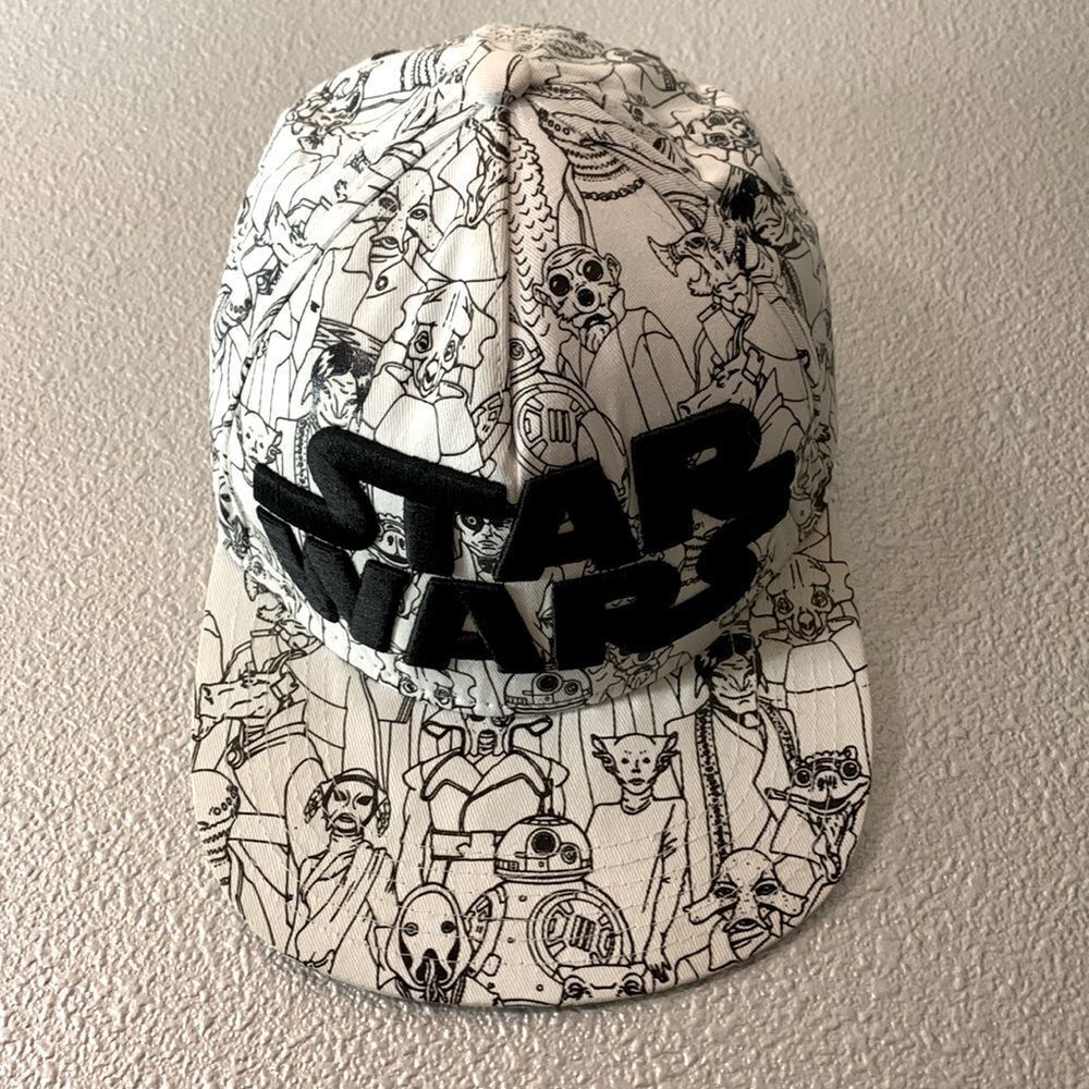 🟢3 for $20 STAR WARS Embroidered, flat visor, adjustable snap embroidered vents